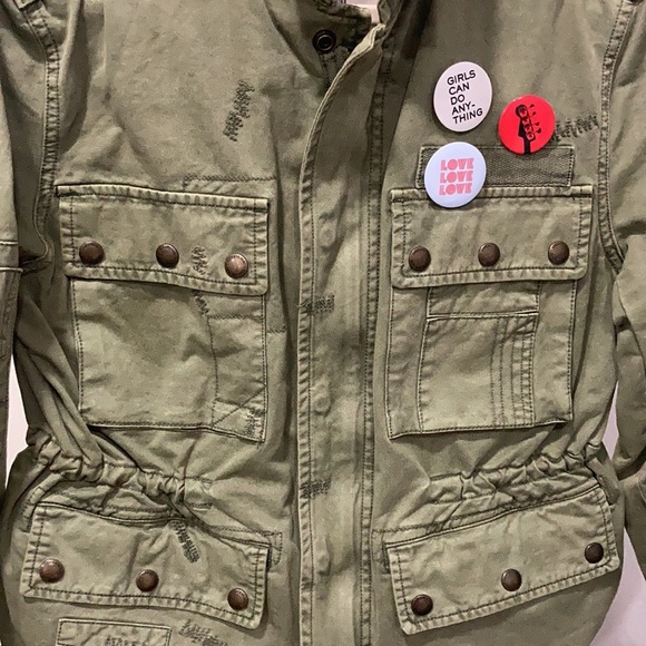 ZADIG AND VOLTAIRE KRISY GRUNGE PARKA - Picture 6 of 13